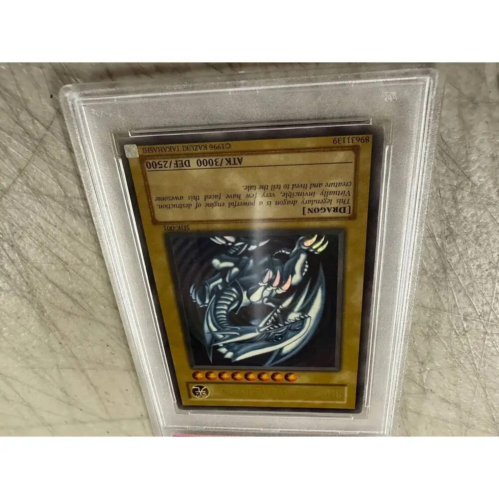 2002 Yu-Gi-Oh SDK-001 Blue-Eyes White Dragon Starter Deck Kaiba PSA 2 Good